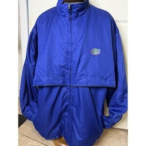 Florida Gators Jacket Mens 4XT Blue Full Zip NCAA College Football Cutter & Buck